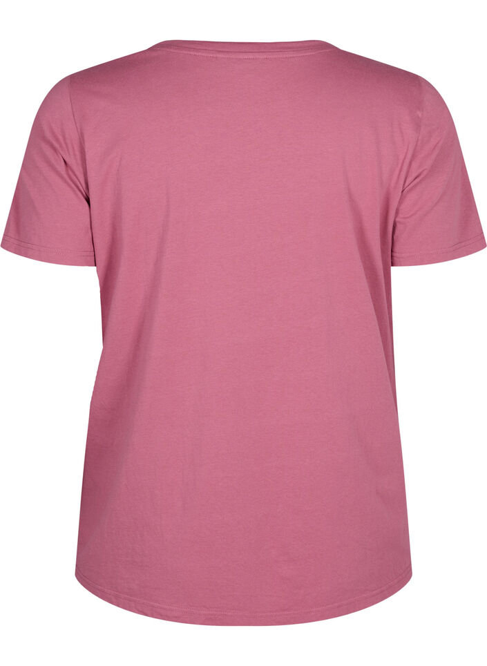 T-skjorte i bomull med tekstmotiv, Malaga W. ALASKA, Packshot image number 1