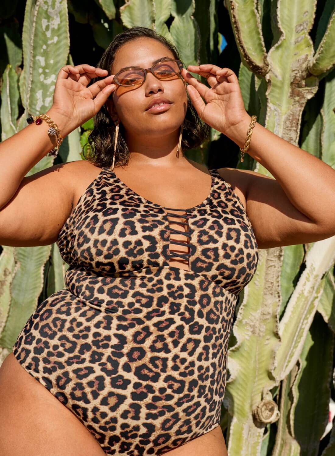 Zizzi Leopardskj&oslash;rt, , Model