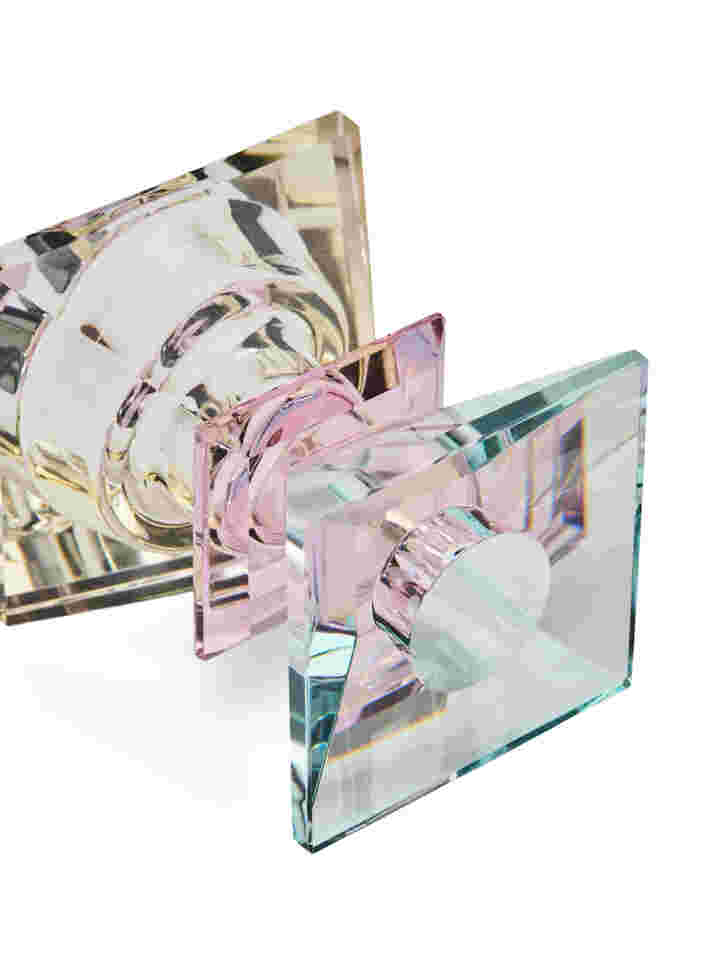 Lysestake i krystall, Lysegul/Mint Comb, Packshot image number 2