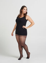 2-pk strømpebukser 20 denier, Black, Model