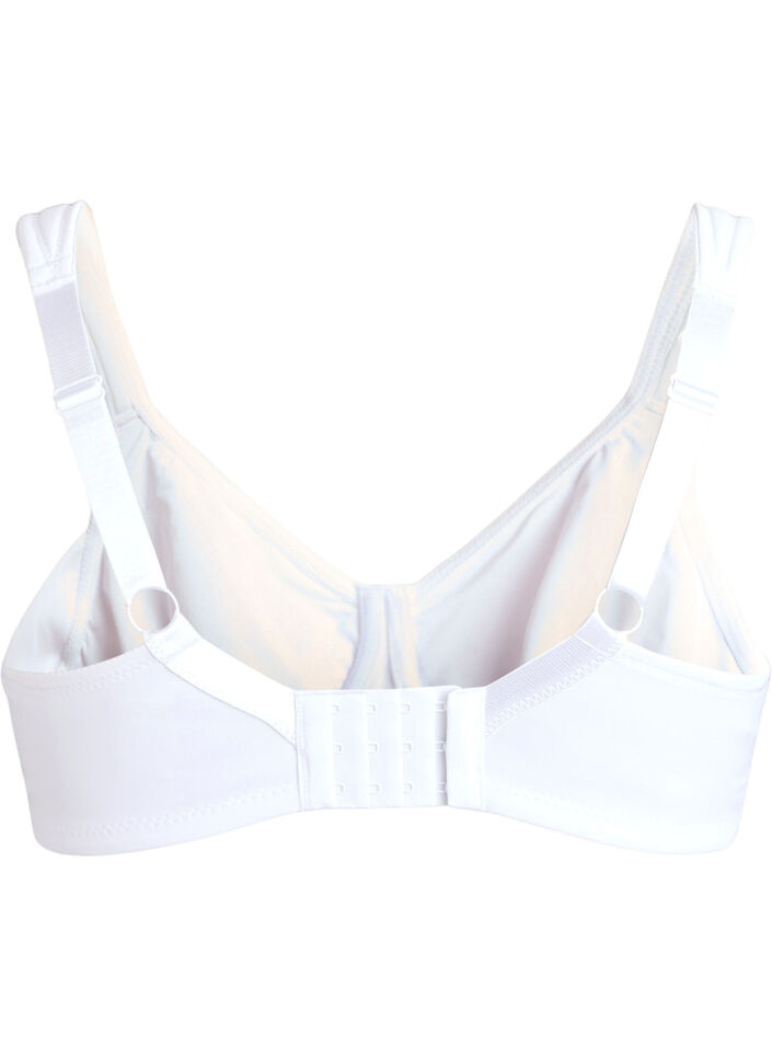 Komfort-BH med b&oslash;yle og formede sk&aring;ler, Hvit, Packshot image number 1