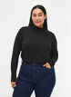 FLASH - Bluse med lange ermer og turtleneck, Svart, Model image number 0