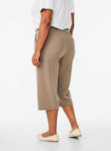 Zizzi FLASH - Høytlivs knickers med løs passform, Brun, Model image number 1