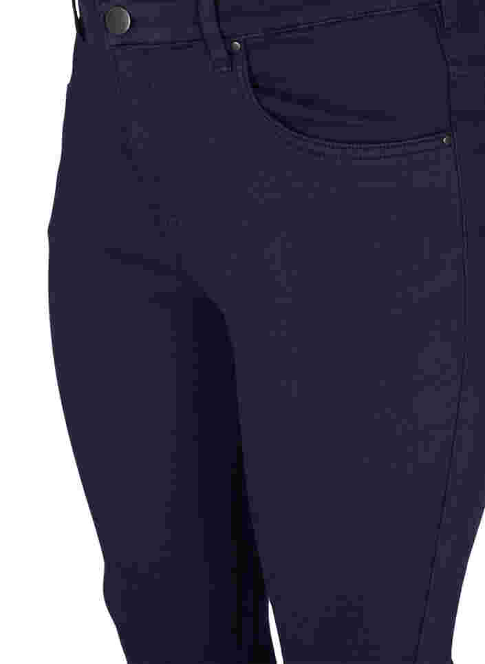 Super slim Amy jeans med høyt liv, Night Sky, Packshot image number 2