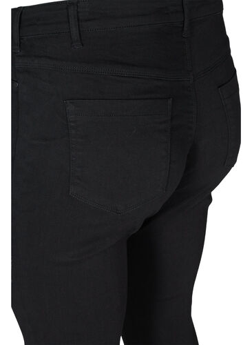 Jeggings i bomullsmiks, Black, Packshot image number 3