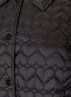Lett polstret jakke med dekorativ quilting, Svart, Packshot image number 2