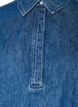 Denimbluse med ballongfasong, Bl&aring;, Packshot image number 2