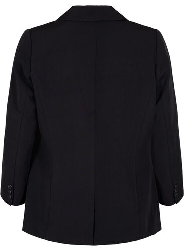 Blazer som lukkes med én knapp, Black, Packshot image number 1
