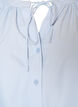 Skjortebluse med knappelukking og knytebelte, Bl&aring;, Packshot image number 2