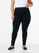 Jeggings med h&oslash;y midje, Svart, Model image number 2