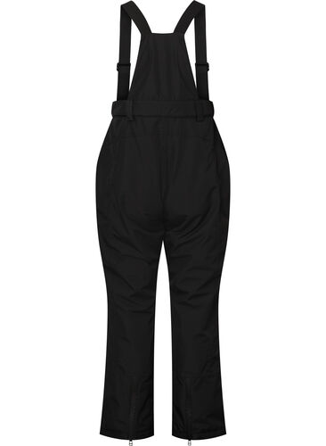 Skibukser med seler, Black, Packshot image number 1