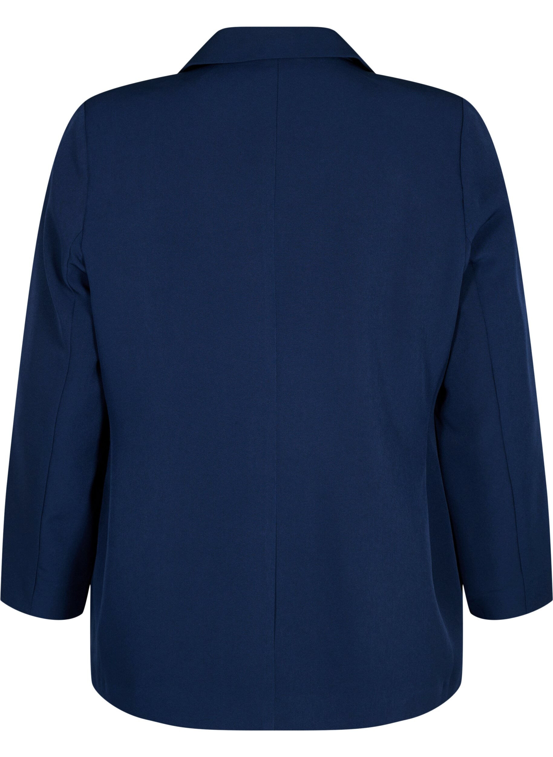 ZizziKlassisk blazer med knappelukking, Bl&aring;, Packshot image number 1