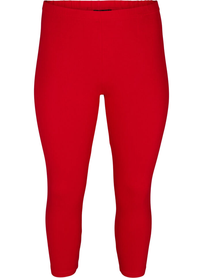 3/4-basisleggings, Tango Red, Packshot image number 0