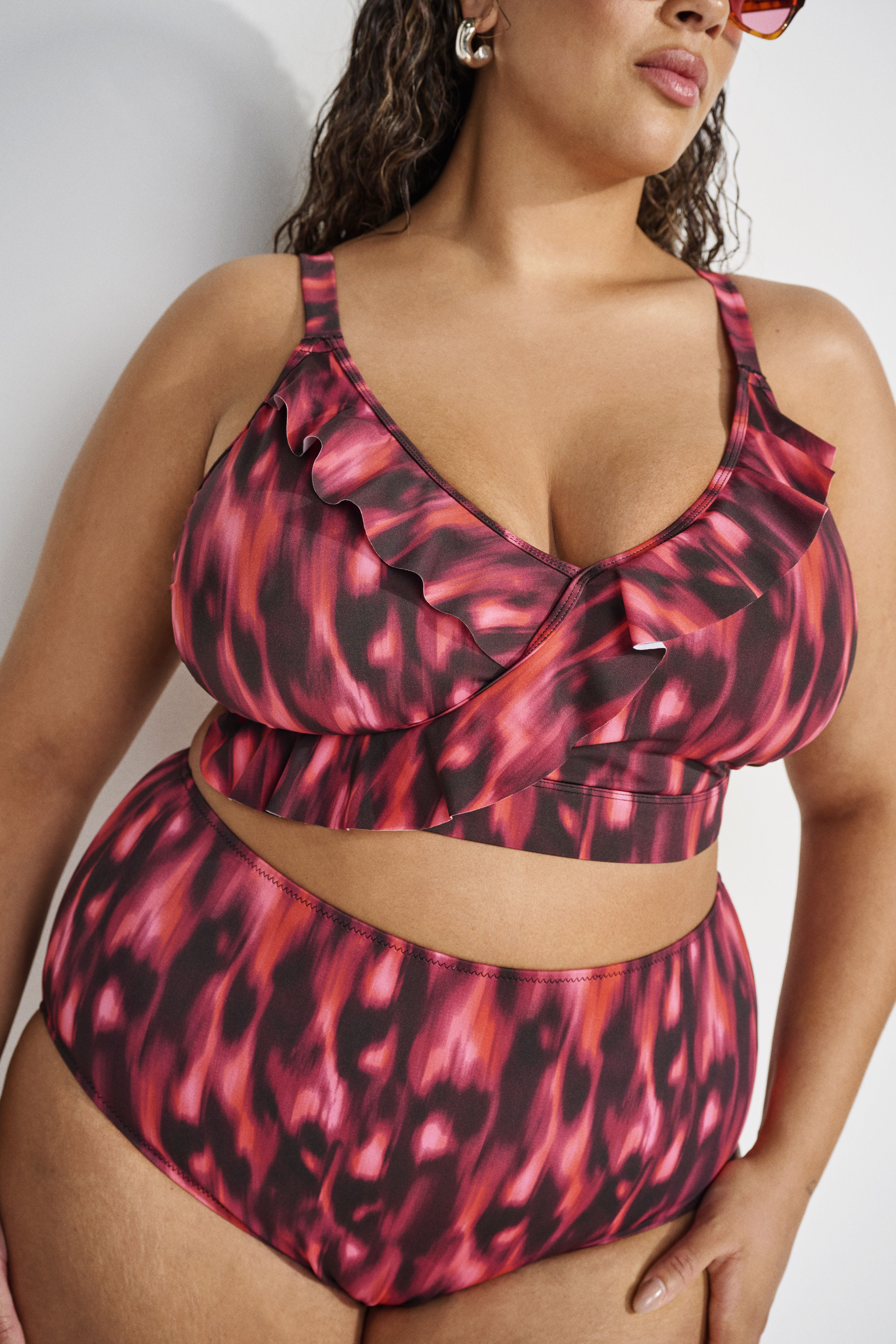 Zizzi Bikini med volanger, , Model