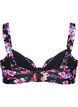 Bikinioverdel med b&oslash;yle og m&oslash;nster, Lilla, Packshot image number 1