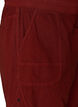 L&oslash;s shorts av bomull med lommer, R&oslash;d, Packshot image number 2