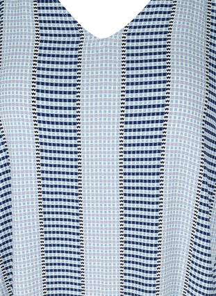 Viskosekjole med mønster og V-hals, Skyway AOP, Packshot image number 2