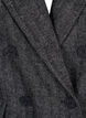 Blazer i ullblanding med lommer, Dark Grey Melange, Packshot image number 3