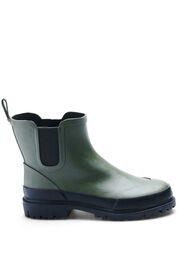 Korte gummistøvler med wide fit, Army Green/Black