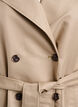 Kort trenchcoat med belte, Beige, Packshot image number 2