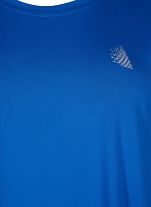 Kortermet trenings T-skjorte, Princess Blue, Packshot image number 2