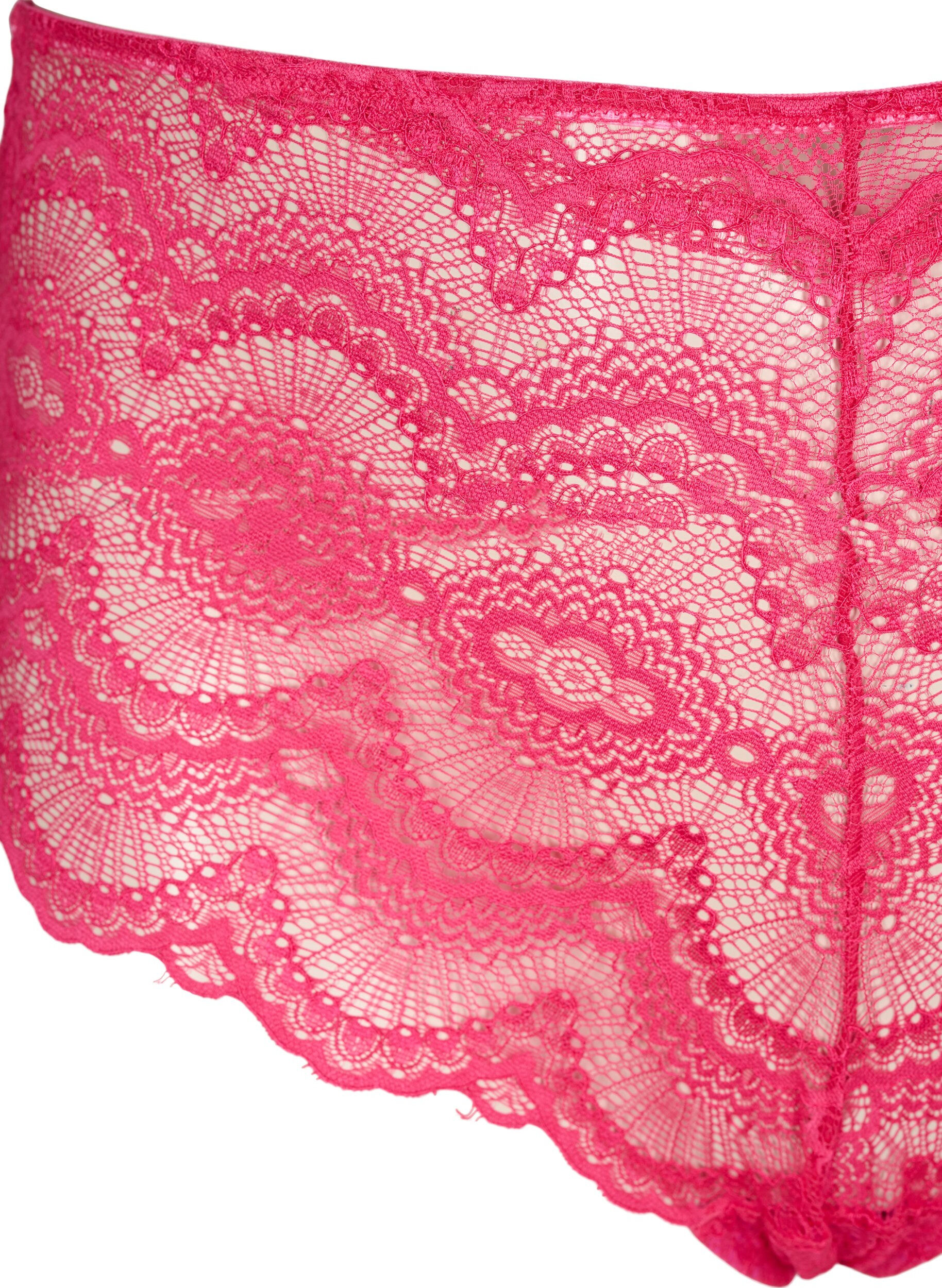 Zizzi 2-pakning hipstertruser i blondekvalitet, Love Potion/Black, Packshot image number 3