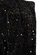 Cardigan med paljetter og 3/4-ermer, Svart, Packshot image number 2