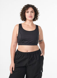 Sports-bh med racerback, Svart Sports-bh med racerback, Svart, Model