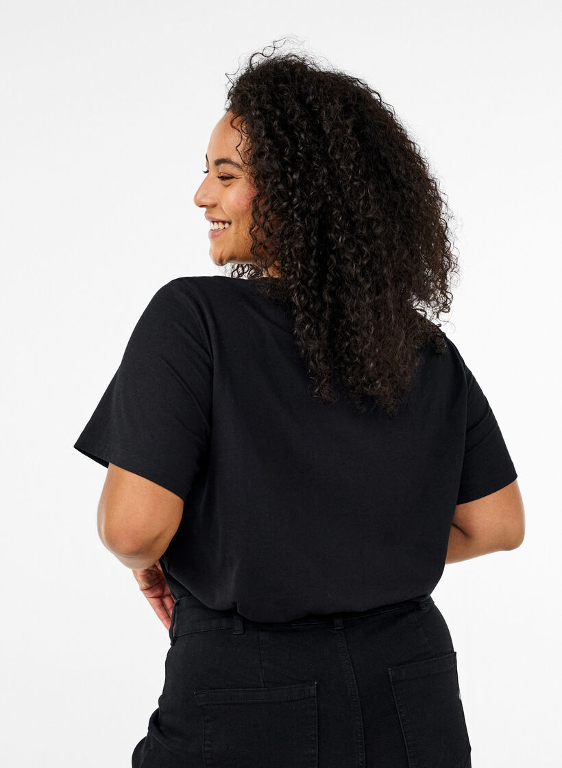 FLASH - T-skjorte med motiv, Svart, Model image number 2