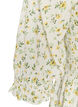 Blomstrete sommerkjole i viskose, Hvit, Packshot image number 3