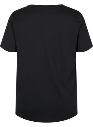 T-skjorte i bomull med trykk, Black Brooklyn, Packshot image number 1