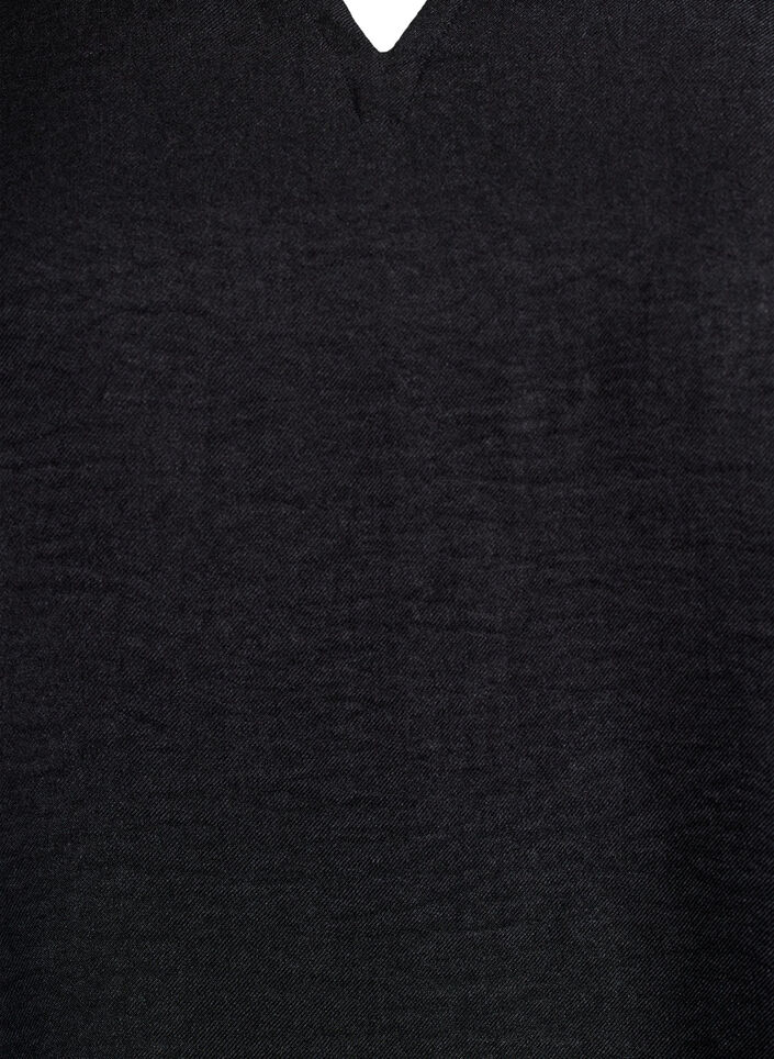 Tunika med rund hals, Svart, Packshot image number 2