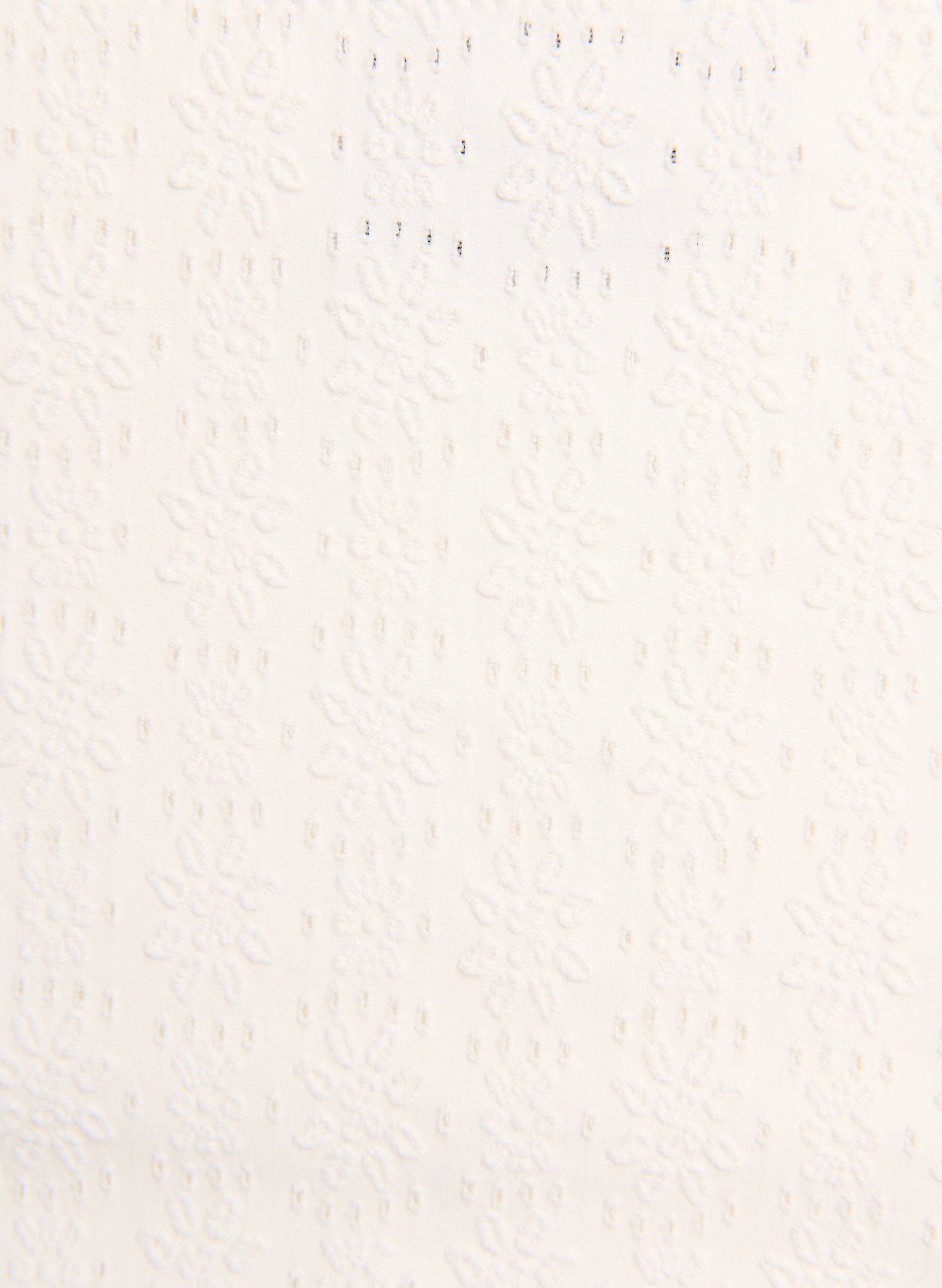 Zizzi Bikinitruse med teksturert m&oslash;nster og regular waist, Hvit, Packshot image number 2