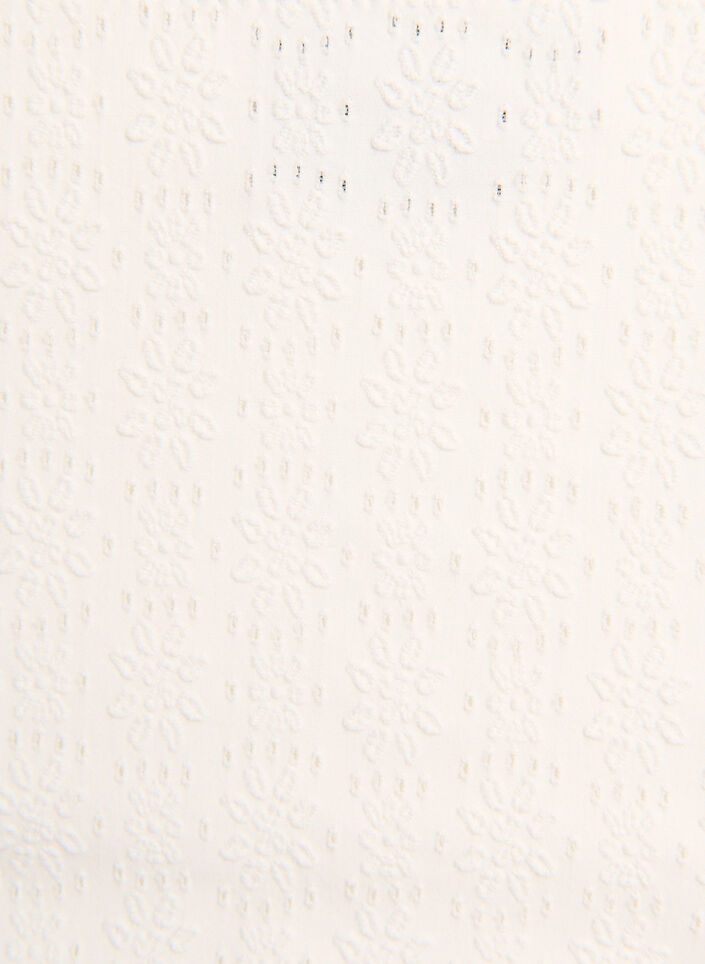 Bikinitruse med teksturert m&oslash;nster og regular waist, Hvit, Packshot image number 2