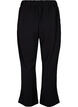 L&oslash;se bukser med lommer, Svart, Packshot image number 1
