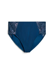 Microfiber truser med blonder og vanlig midje, Reflecting Pond