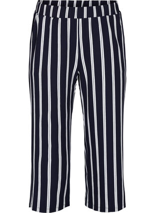 Løse bukser med 7/8 lengde, Night Sky Stripe, Packshot image number 0