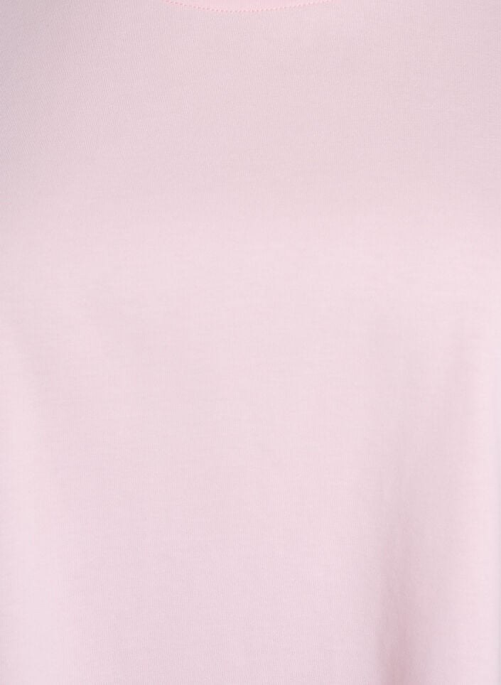 Boxy bomulls-t-skjorte, Rosa, Packshot image number 2