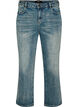 Kiana straight fit jeans med et lett slitt utseende, Bl&aring;, Packshot image number 0