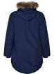 Vanntett parkas med hette, Bl&aring;, Packshot image number 1