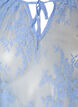 Kortermet bluse med blonder og knyting, Lilla, Packshot image number 2