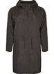 Lett parkas med hette, Svart, Packshot image number 0