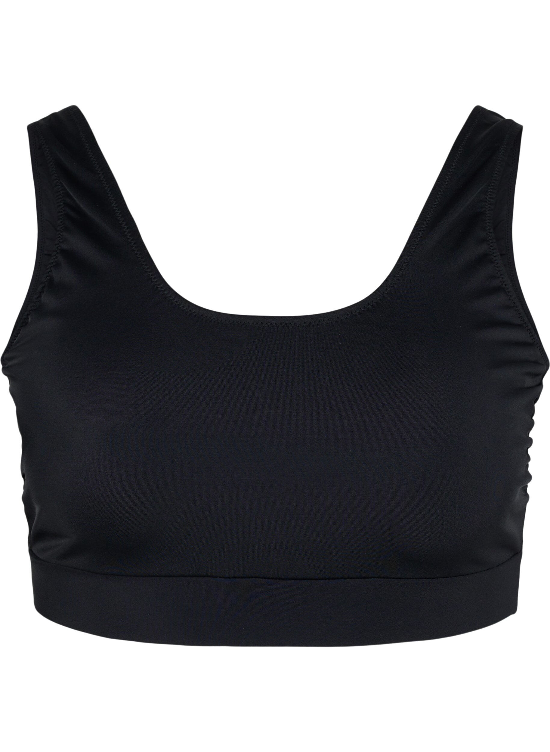 Zizzi Bikinitopp med rund hals, Black, Packshot image number 0