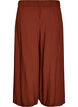 Culottes i viskose med h&oslash;y midje og vide ben, R&oslash;d, Packshot image number 1