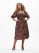 Sommerkjole i viskose med paisley-trykk, Bl&aring;, Model image number 1