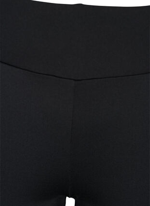 Tettsittende treningsshorts, Black w. Deep Taupe, Packshot image number 2