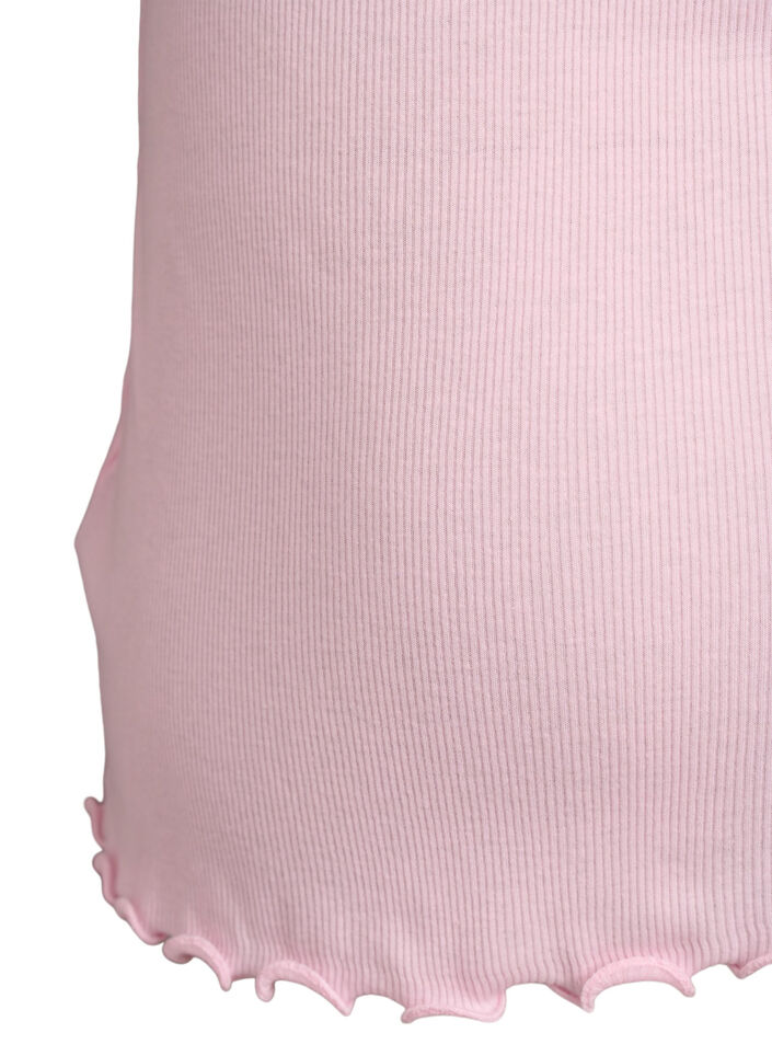 Topp med blondekant, Rosa, Packshot image number 3