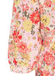 Blomstrete midiskj&oslash;rt med broderie anglaise og knytebelte, Rosa, Packshot image number 3