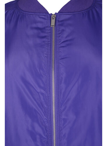 Bomberjakke med glidelås, Purple Opulence, Packshot image number 2