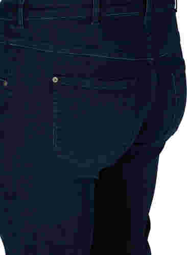 Ekstra slim Sanna jeans med normal høyde i livet, Dark blue, Packshot image number 3